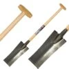 Bêche Terrassière Et D'arrachage Professionnelle D'acier Poli Et Au Manche En Bois De Frêne Polet -Promesse de fleurs Magasin BECHE TERRASIERRE D ARRACHAGE MANCHE FIBRE PROFESSIONNELLE EN ACIER POLI 90801 1