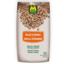 Billes D´Argile Masso Garden En Sac De 2.5 Litres