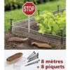 Filet De Cuivre Avec 8 Accroches En Métal Galvanisé Anti-limaces 2 Cm X 8 M La Cordeline -Promesse de fleurs Magasin Filet de cuivre anti limaces 2cmx8m 91153 1