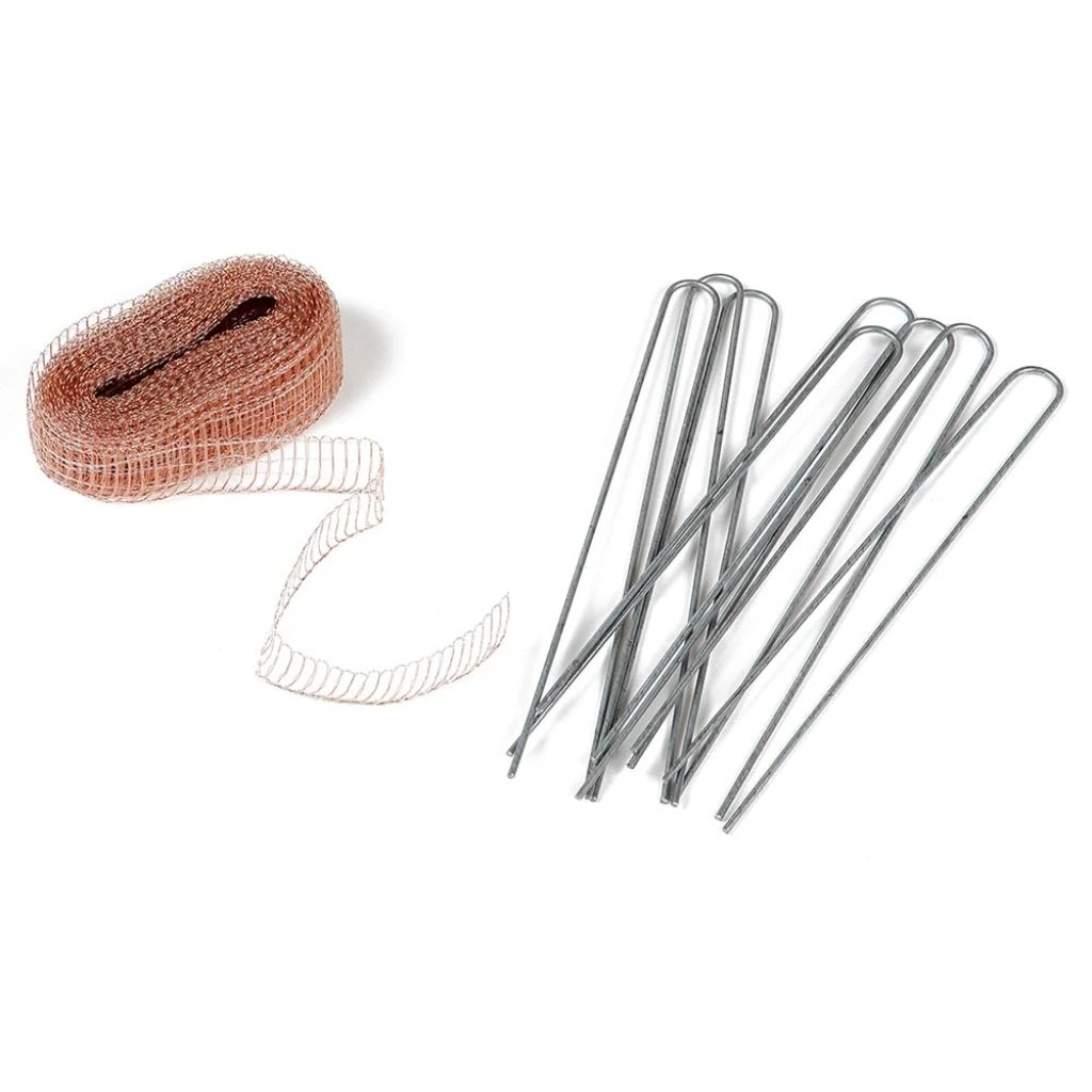 Filet De Cuivre Avec 8 Accroches En Métal Galvanisé Anti-limaces 2 Cm X 8 M La Cordeline 4 Filet De Cuivre Avec 8 Accroches En Métal Galvanisé Anti-limaces 2 Cm X 8 M La Cordeline – Image 2