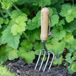 Fourche à Fleurs 4 Dents Rondes Burgon & Ball - Gamme RHS -Promesse de fleurs Magasin Fourche a fleurs 4 dents rondes Burgon et Ball Gamme RHS 99325 2