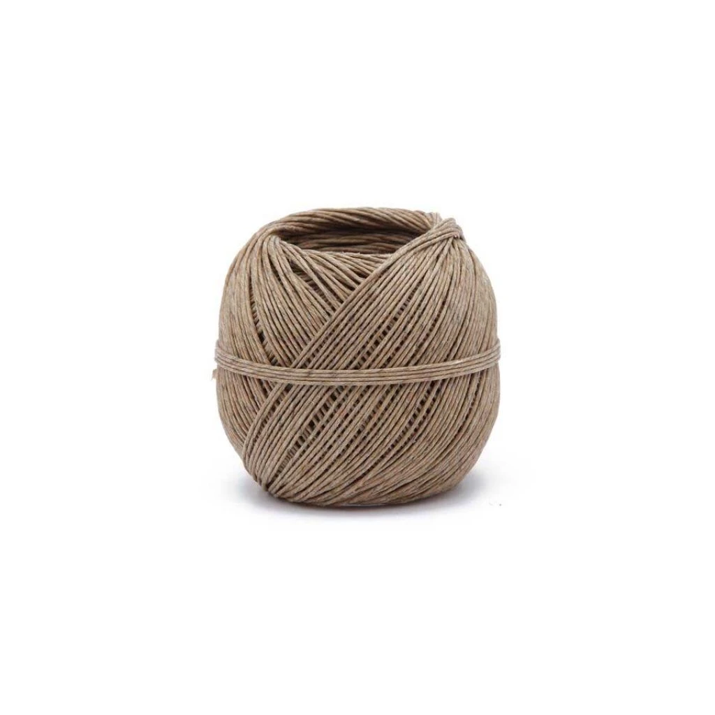 Ficelle En Lin Ecru + Fil De Fer La Cordeline - Pelote 100g Ø1.5mm ±60m 3 Ficelle En Lin Ecru + Fil De Fer La Cordeline - Pelote 100g Ø1.5mm ±60m