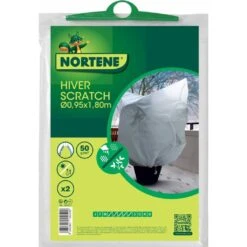 Housse Avec Fermeture Velcro HIVERSCRATCH 50g/m² Ø 1,25 Mx 2 M X 1,80 M - Sachet De 2