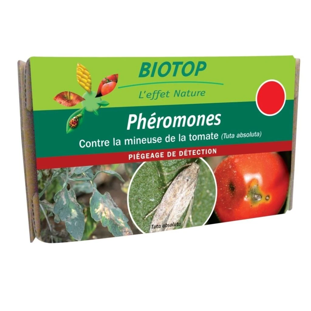 Phéromones Mineuse De La Tomate Tuta Absoluta Biotop - 2 Capsules 3 Phéromones Mineuse De La Tomate Tuta Absoluta Biotop - 2 Capsules