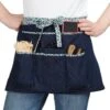 Tablier De Jardin Court Bleu Jean Ceinture 7 Poches 100% Coton - Taille Unique -Promesse de fleurs Magasin Tablier de jardin court Bleu 90672 1