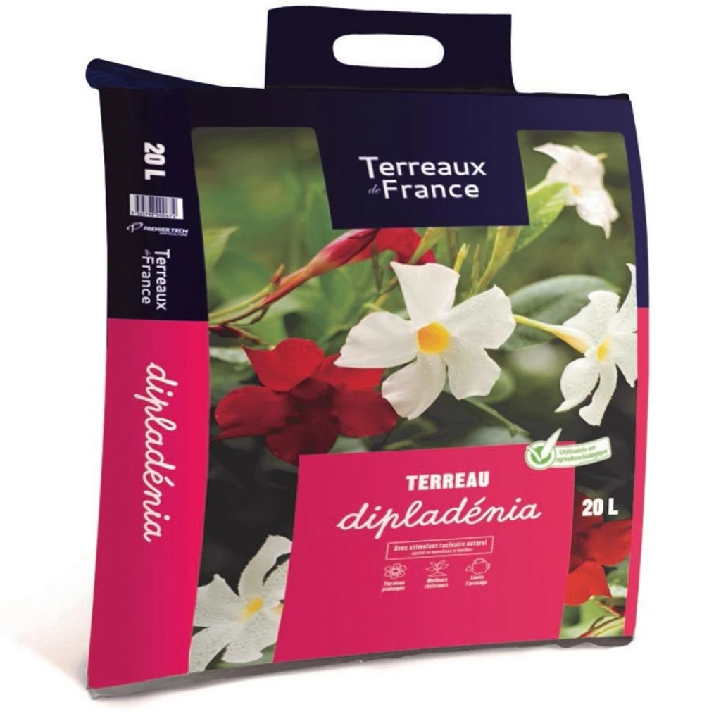 Terreau Pour Dipladenia Et Fleurs Du Sud En Sac De 20L 3 Terreau Pour Dipladenia Et Fleurs Du Sud En Sac De 20L