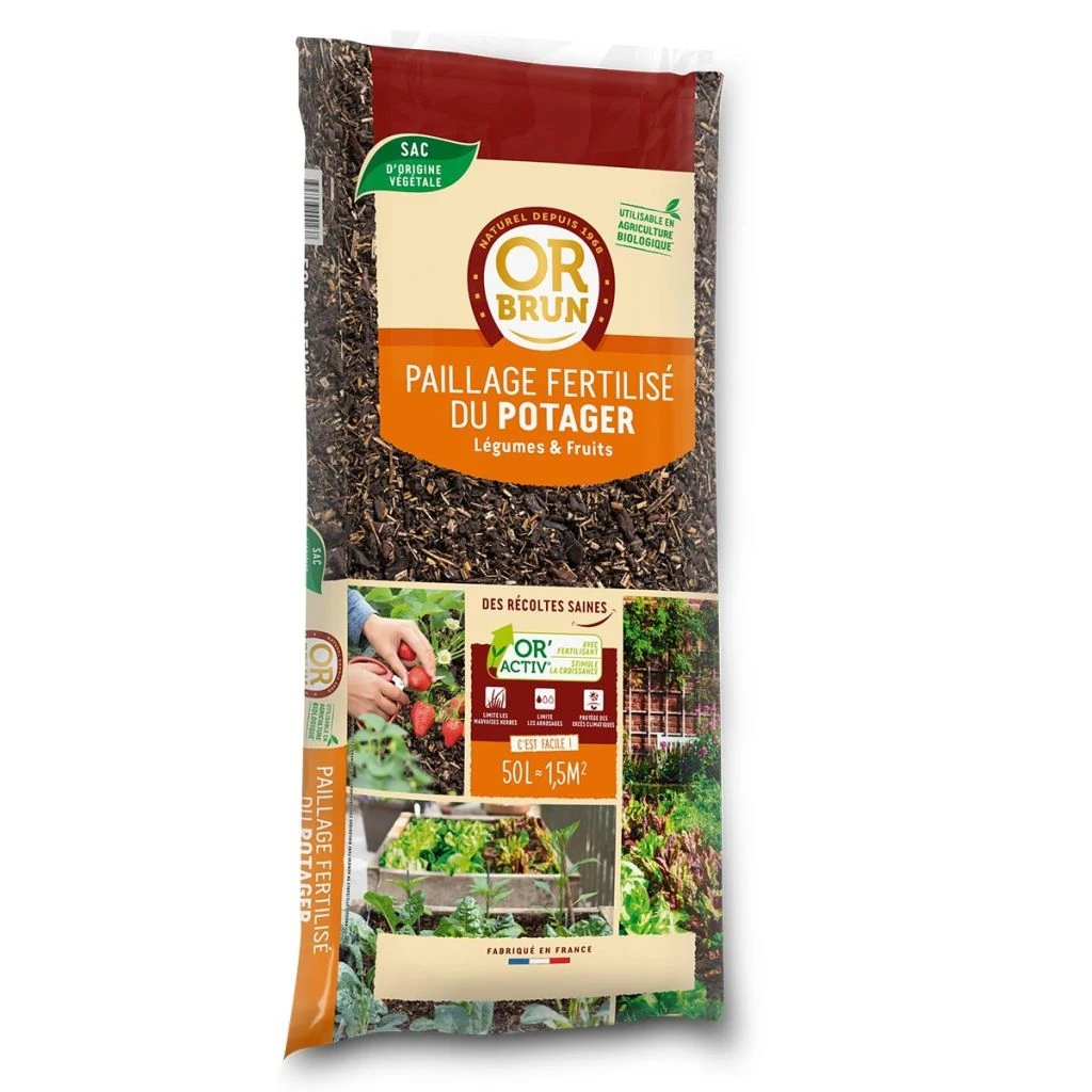 Paillage Fertilisé Du Potager 50 L Or Brun 3 Paillage Fertilisé Du Potager 50 L Or Brun