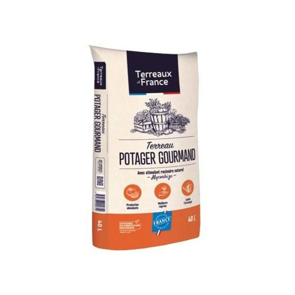 Terreau Professionnel Pour Potager Gourmand En Sac De 40L 3 Terreau Professionnel Pour Potager Gourmand En Sac De 40L