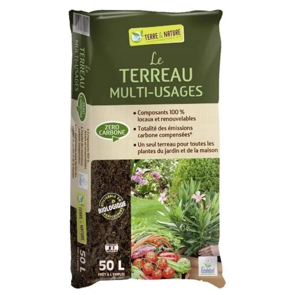 Terreau Sans Tourbe Multi-usages Ecolabel UAB Zero Carbone 3 Terreau Sans Tourbe Multi-usages Ecolabel UAB Zero Carbone